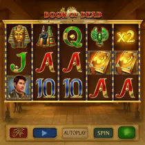 MetaSpins - Book of Dead Slot Game - High Volatility