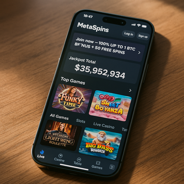 MetaSpins Casino - Mobile Platform - Responsive Gaming Experience